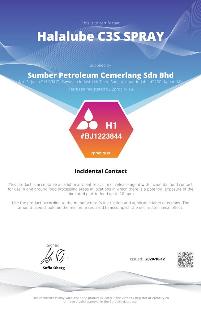 Halalube C3S SPRAY
