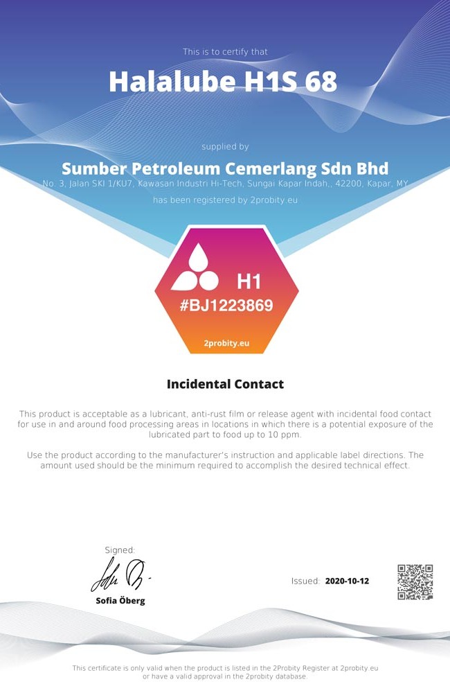 Halalube H1S 68